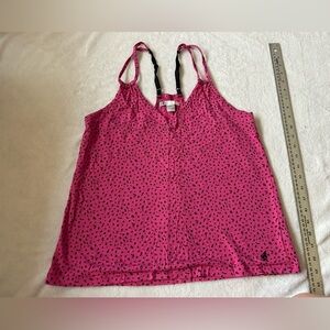 Pink Volcom Leopard Print Tank Top​